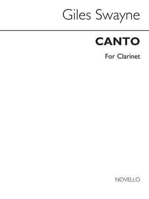Giles Swayne: Canto For Clarinet