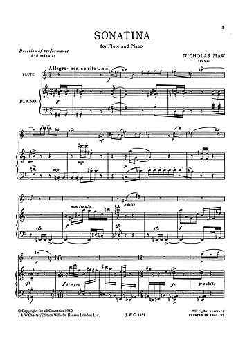 Nicholas Maw: Sonatine