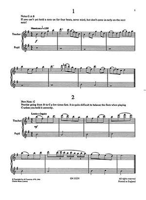 Graham Lyons: Set Two Flute Duets For Teacher And Pupil Volume 1