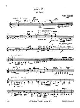 John McCabe: Canto