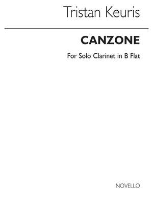 Tristan Keuris: Canzone For Clarinet Solo