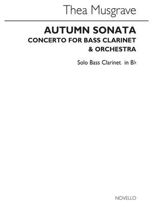 Thea Musgrave: Autumn Sonata (Bass Clarinet) Part
