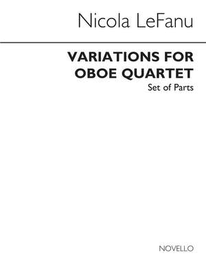 Nicola LeFanu: Variations For Oboe Quartet (Parts)