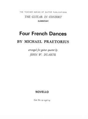 Michael Praetorius: Four French Dances for Guitar