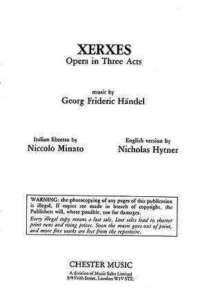 Georg Friedrich Händel: Xerxes (Libretto)