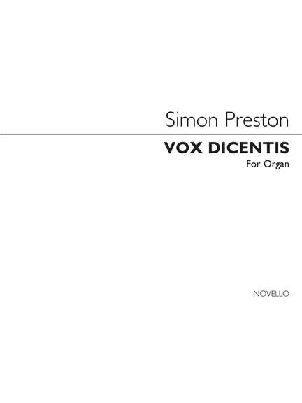 Simon Preston: Vox Dicentis