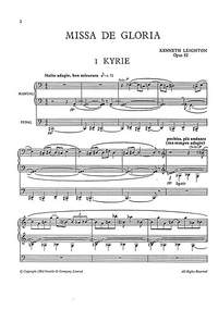 Kenneth Leighton: Missa De Gloria Op. 82