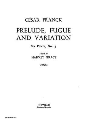 César Franck: Prelude, Fugue & Variation