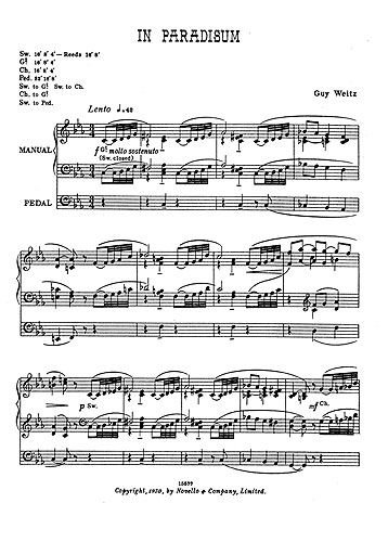 Guy Weitz: In Paradisum