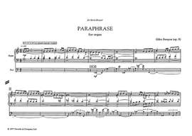 Giles Swayne: Paraphrase for Organ