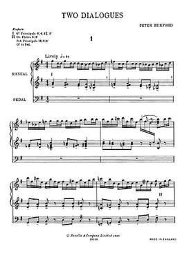 Peter Hurford: Two Dialogues Organ