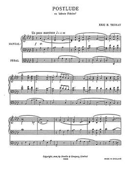 Eric Thiman: Postlude On Adeste Fideles (Organ)