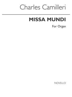 Charles Camilleri: Missa Mundi for Organ