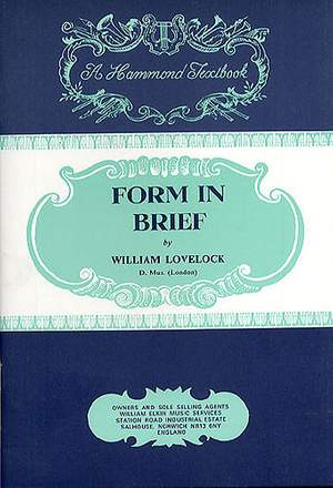William Lovelock: Form In Brief