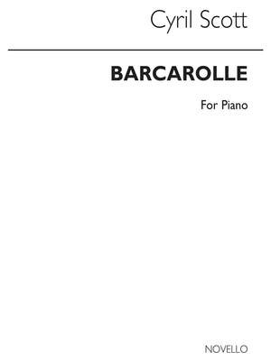 Cyril Scott: Barcarolle for Piano