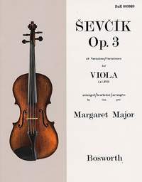 Sevcik: 40 Variations for Viola, op. 3