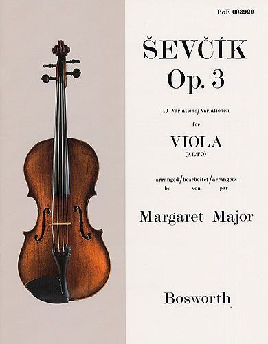 Sevcik: 40 Variations for Viola, op. 3