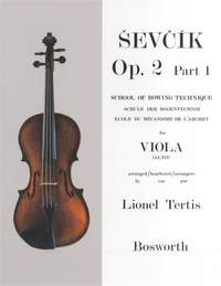 Otakar Sevcik: Viola Studies: School Of Bowing Technique Part 1