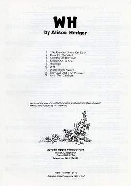 Alison Hedger: WH
