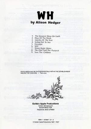 Alison Hedger: WH