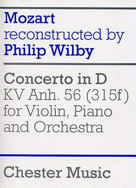 Wolfgang Amadeus Mozart: Concerto in D KV Anh.56