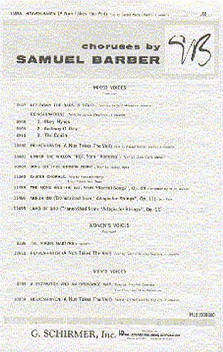 Samuel Barber: Heaven-Haven
