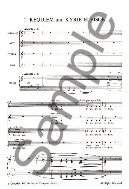 Giuseppe Verdi, Requiem, Vocal Score, Edition Peters 4251, text in Latin