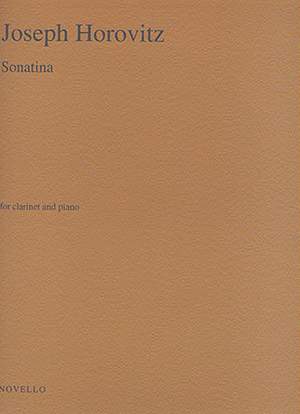Joseph Horovitz: Sonatina for Clarinet and Piano
