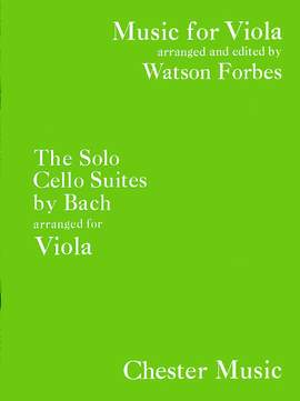 Johann Sebastian Bach: 6 Suites for Viola (originally for Cello)
