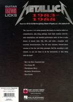 Nick Russo: Metallica - Legendary Licks 1983-1988 Product Image