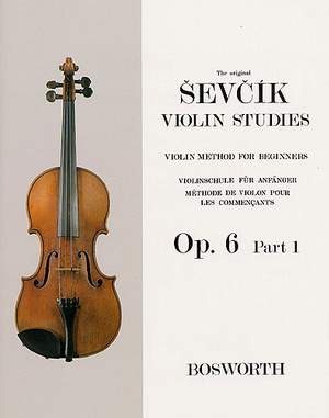 Otakar Sevcik: Violin Method For Beginners Op. 6 Part 1