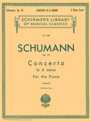 Robert Schumann: Concerto in A Minor, Op. 54 (2-piano score)