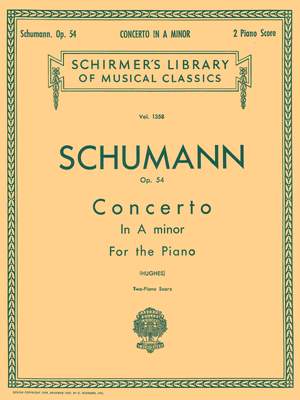 Robert Schumann: Concerto in A Minor, Op. 54 (2-piano score)