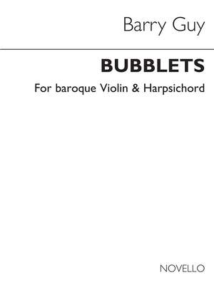 Barry Guy: Bubblets for Baroque Violin and Harpsichord