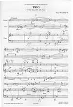 Trio for Clarinet, Cello and Piano, Op.40 - Full Score Product Image