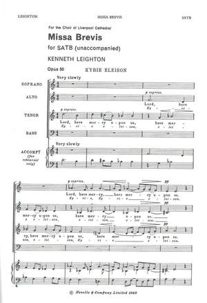 Kenneth Leighton: Missa Brevis