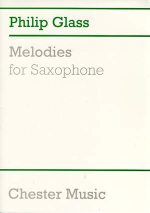 Philip Glass: 13 Melodies For Saxophone