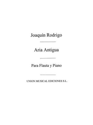 Joaquín Rodrigo: Aria Antigua Para Flauta Y Piano