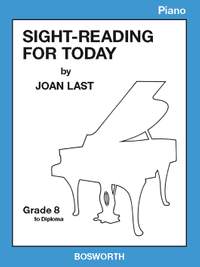 Joan Last: Sight Reading For Today: Piano Grade 8 To Diploma