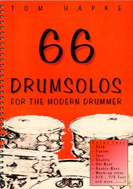 Tom Hapke: 66 Drumsolos For The Modern Drummer