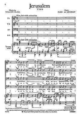 Hubert Parry: Jerusalem