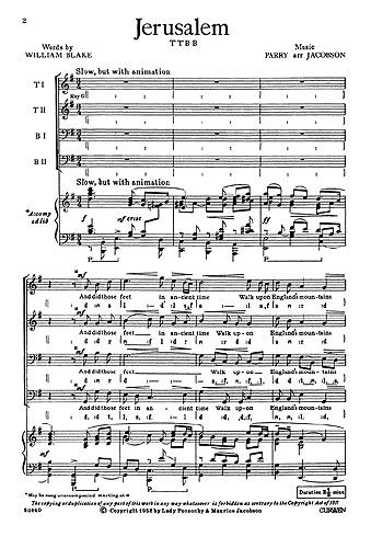 Hubert Parry: Jerusalem