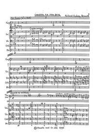 Richard Rodney Bennett: Concerto For Stan Getz (Full Score)