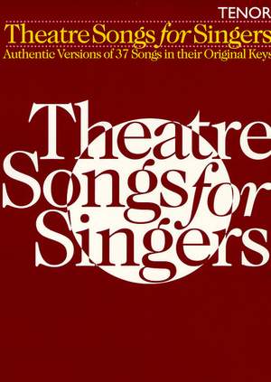 Theatre Songs For Singers