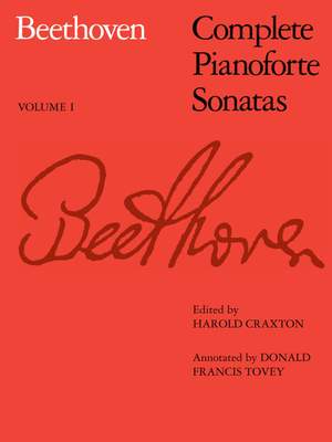 Ludwig van Beethoven: Complete Pianoforte Sonatas - Volume I