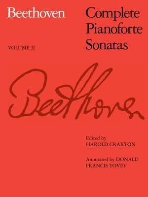 Ludwig van Beethoven: Complete Pianoforte Sonatas - Volume II