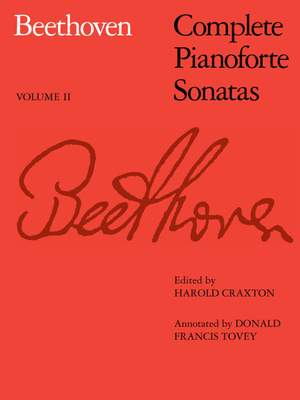 Beethoven, Ludwig van: Complete Pianoforte Sonatas, Volume II