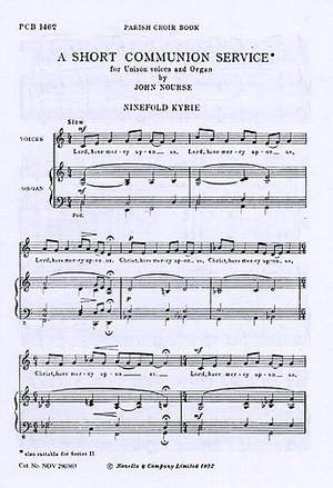 John Nourse: A Short Communion Service Unison Voices