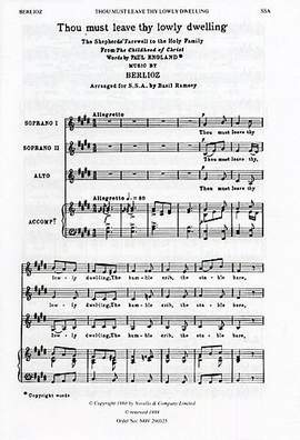 Hector Berlioz: Thou Must Leave Thy Lowly Dwelling