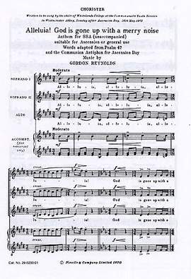 Gordon Reynolds: Alleluia! God Is Gone Up With A Merry Noise